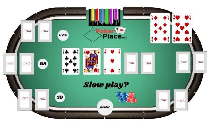 Slow play poker strategy