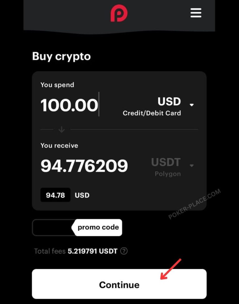 Click continue